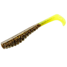 Плаваючий силікон ZMAN Swimmin` Trout Trick 3.5" 6pc #Rootbeer/Chartreuse Tail (TTPT-240PK6)