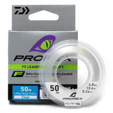 Флюорокарбон Daiwa Prorex FC Leader Super Soft 50m 4.8kg 0.26mm (12995-026)