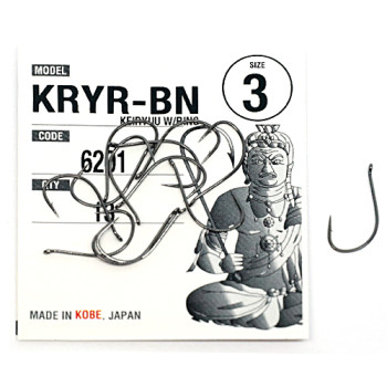 Гачки Fudo Keiryu W/Ring Black 3 (13 шт.) (FHBN62013)