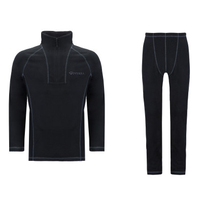 Термобілизна Viverra Soft Warm ZIP Black L (РБ-2230153)