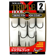 Трійник Varivas Zero Friction Triple Hook #2 (69986)