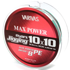 Шнур Varivas Avani Jigging Max Power X8 10*10 Multicolor 400m 21.8kg 0.285mm #3.0 (VA 13191)