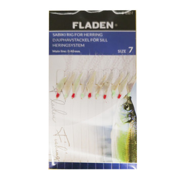 Морской монтаж Fladen Sabiki Rig 10 hooks size 4 (1290-4)