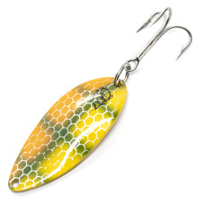 Блешня Dardevle Devle Dog King 65mm 21g #Orange/Green Perch Scale (5539)