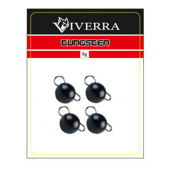 Розбірна вольфрамова чебурашка Viverra 5g Black (4шт) (5TCBS-B)