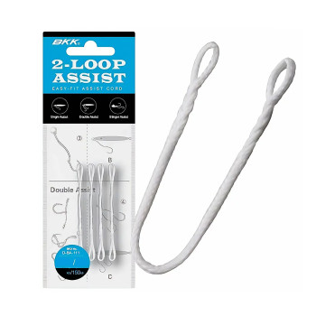 Монтаж для ассиста BKK 2-Loop Assist Cord 150 Lb 5cm #S (D-BA-1116)
