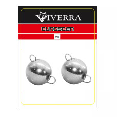 Розбірна вольфрамова чебурашка Viverra 14g Electroplated silver (2шт) (14TCBS-ES)
