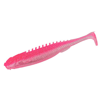 Силікон Northland Fishing Tackle Eye-Candy Paddle Shad 3.5" 5pc #Pink Silver (2317683)