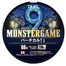 Шнур Duel Monster Game 9 200m 5Color 5.9kg 0.13mm #0.6 (H4523-5C)
