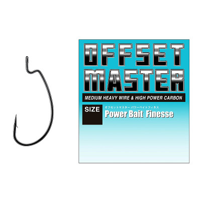 Гачок офсетний Varivas Offset Master Power Bait Finesse #1/0 (VA 70444)