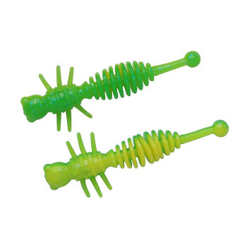 Cилікон Berkley PowerBait Power Larvae 55mm 10pcs #Sprng Grn/Snsn Ylw (1621125)