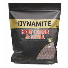 Бойли Dynamite Baits Hot Crab & Krill Boilies 12mm 1kg (DY1639)