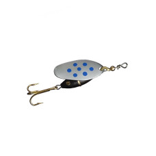Блешня Myran Panter 3g #Silver - Blue Dots (6480-18)