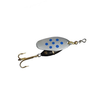 Блешня Myran Panter 20g #Silver - Blue Dots (6485-18)
