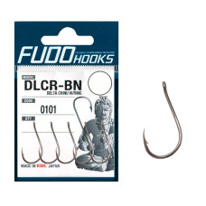 Гачки Fudo Delta Chinu W/Ring Black 10 (9 шт.) (FHBN010110)
