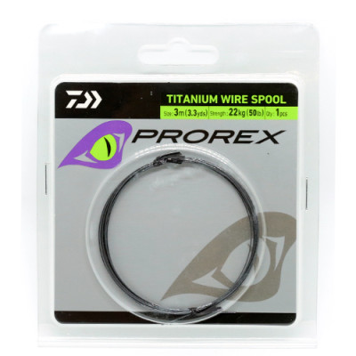 Поводочный материал Daiwa Prorex Titanium Wire Spool 3m 12kg/25lb (17925-912)