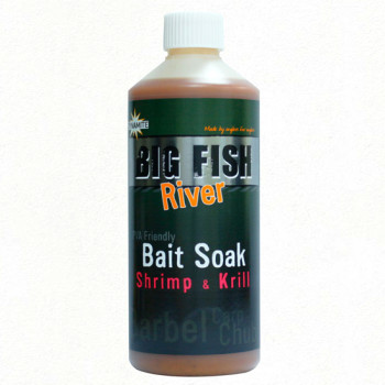 Ліквід Dynamite Baits Big Fish River Bait Soak Shrimp & Krill 500ml (DY1378)