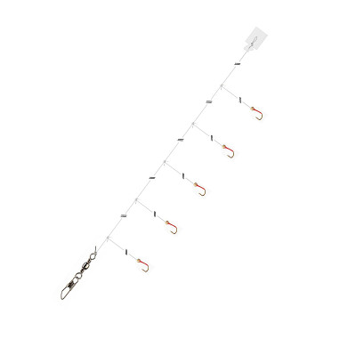 Монтаж Daiwa Grand Wave Hering Rig Micro 135cm 0.2/0.26mm #14 (16517-237)