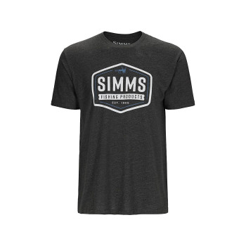 Футболка Simms Fly Patch T-Shirt Charcoal Heather M (14095-086-30)