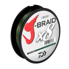 Шнур Daiwa J-Braid Х8 150m Dark Green 13.0kg 0.20mm #2.0 (12751-020)