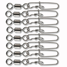 Вертлюжок з застібкою Daiwa Super Safe Lure Swivel Type II №1/0 55kg 8pcs (14905-301)