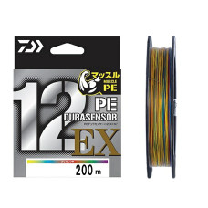 Шнур Daiwa UVF PE Dura Sensor X12EX+Si3 5C 200m 40kg 0.370mm #5.0 (17302383)