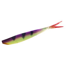 Силікон Big Bite Baits Slim Minnow Painted 4" 6pc #Purple Perch (2317414)