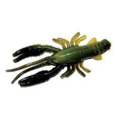 Силікон Big Bite Baits Craw 1.5" 10pc #Black Opaque/Chartreuse (2317425)
