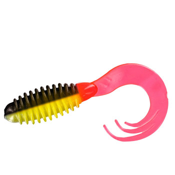 Силікон Big Bite Baits Ring Triple Tip Grub 2" 10pc #Yellow Dog (2317457)