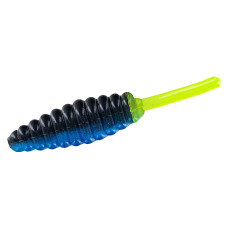 Силікон Big Bite Baits Panfish Minnow 1.5" 10pc #Black/Blue Lam Chart Tail (2317523)