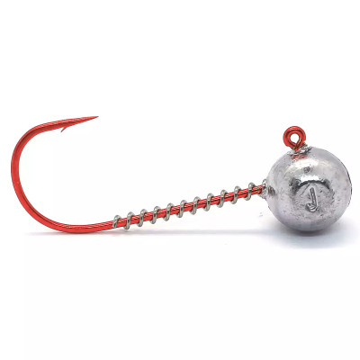 Джигголівка Jigger Fudo AB Red Jig 7/0 4g 5pcs (JHH-FURD7/0-4)
