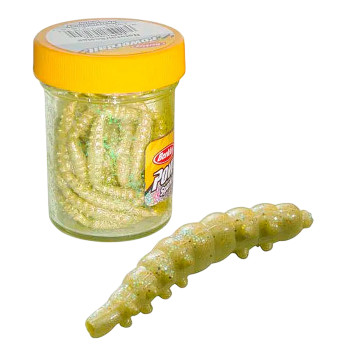 Cилікон Berkley PowerBait Power Honey Worm 25mm 60g #Yellow/Scales (1596315)