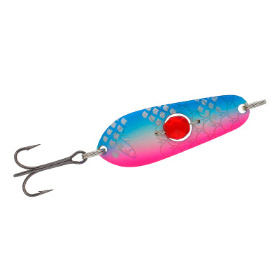 Блешня Kuusamo Rasanen 50mm 14g бусинка #S/Li/W/BLU-S UV (040224526)