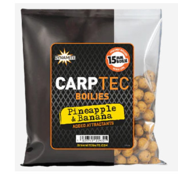 Бойли Dynamite Baits Carptec Pineapple & Banana Boilies 15mm 300g (DY1794)