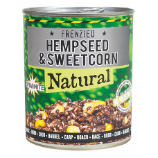 Зернова суміш Dynamite Baits Frenzied Hempseed & Sweetcorn Can 700g (DY286)