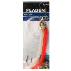Морський монтаж Fladen Rubber M 1 full red hook 12/0 and 1 lum (17-661202)