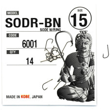 Гачки Fudo Sode W/Ring Black 15 (14 шт.) (FH BN 6001 15)