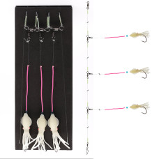 Монтаж Daiwa Grand Wave Deadbait Rig 300cm 0.7/0.8mm #5/0 White (16517-255)