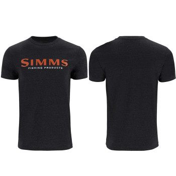 Футболка Simms Logo T-Shirt Dark Gunmetal Heather L (12803-1293-40)