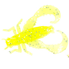 Силікон Big Bite Baits Bug Series-Cricket 1.25" 10pc #Lemon Meringue (2317514)