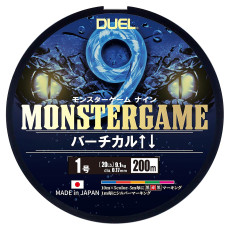 Шнур Duel Monster Game 9 200m 5Color 9.1kg 0.17mm #1 (H4525-5C)