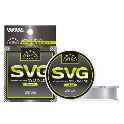 Жилка Varivas Super Trout Area SVG Nylon Natural 150m 0.91kg 0.098mm (VA 16041)