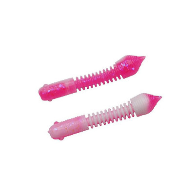 Cилікон Berkley PowerBait Power Pillar 55mm 10pcs #Pink/White (1621174)