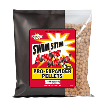 Пелетс Dynamite Baits Swim Stim Pro-Expander Pellets Amino Original 6mm 300g (DY631)