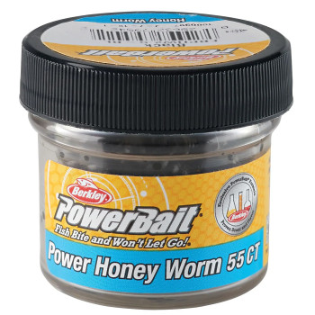 Силікон Berkley PowerBait Power Honey Worm 25mm 60g #Black (1506397)