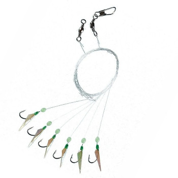 Морський монтаж Fladen Ghost Sabiki 6 hook siz e8 0.30mm (1371-8)