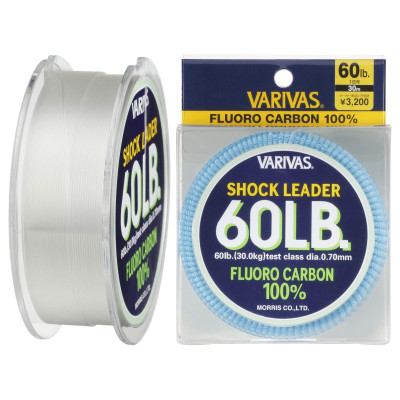 Флюорокарбон Varivas Fluoro Shock Leader 30m 30kg 0.700mm (РБ-687526)