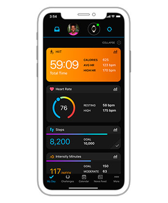Синхронізація з Garmin Connect Синхронізація з Garmin Connect